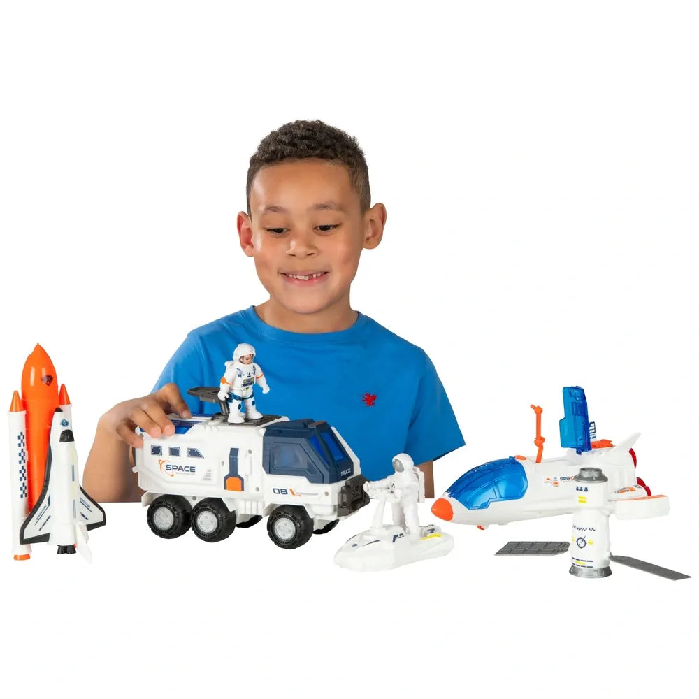 Space Station Rocket & Rover Playset with Astronaut Figures
