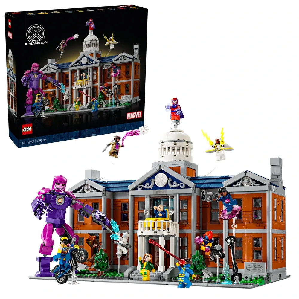 LEGO 76294 Marvel X-Men X-Mansion – Advanced Build Set for Adults