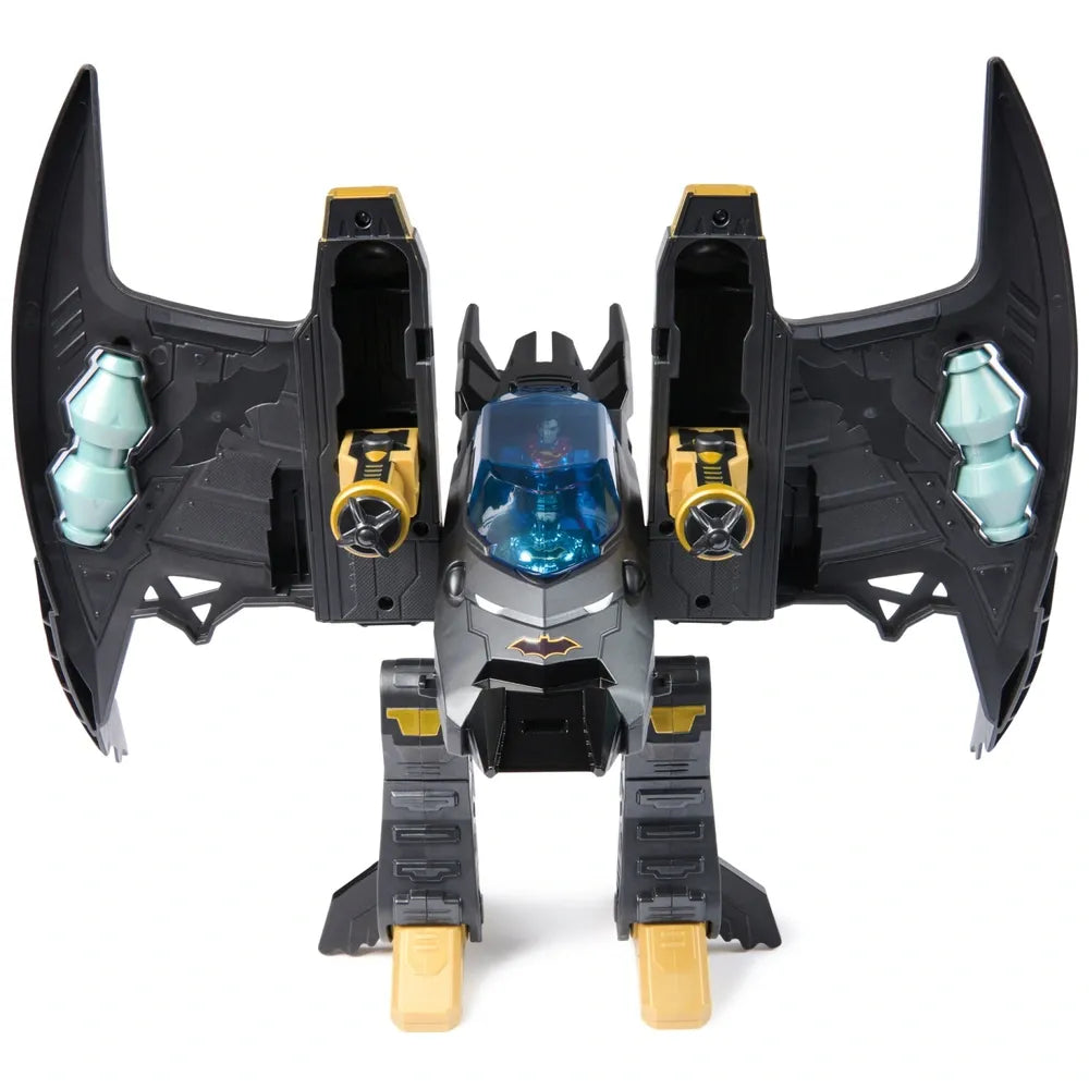 DC Metal Force Transforming Batwing Set Vehicle and Action Play Toy