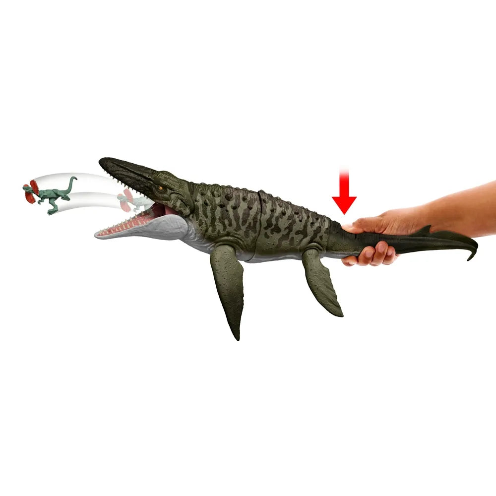 Jurassic World Mosasaurus Action Figure – Rebirth Bite 'N Blast