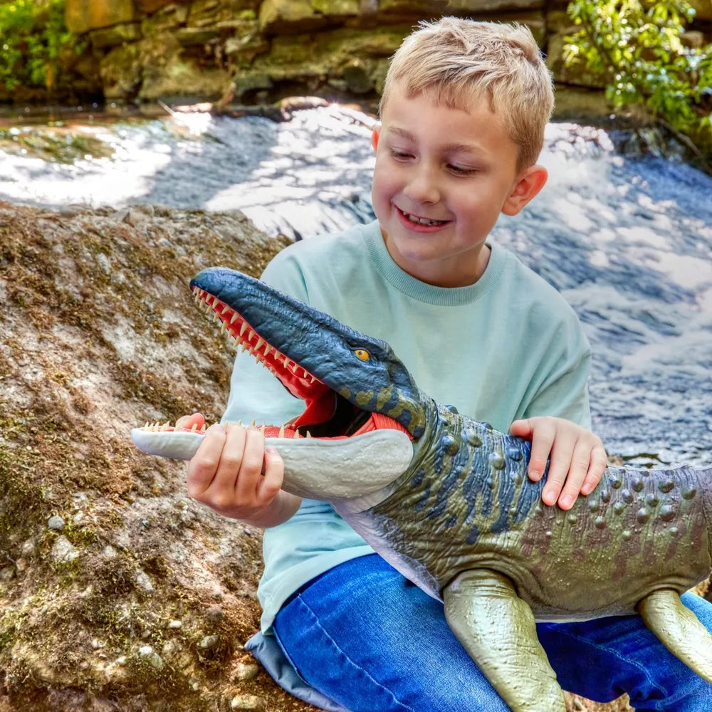 Rebirth Super Colossal Mosasaurus Dinosaur Figure – Jurassic World
