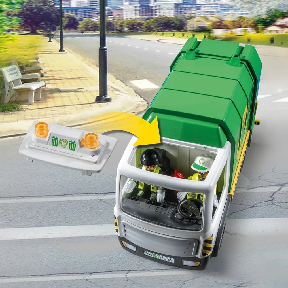 Playmobil City Life 71234 Recycling Truck 61-Piece Set