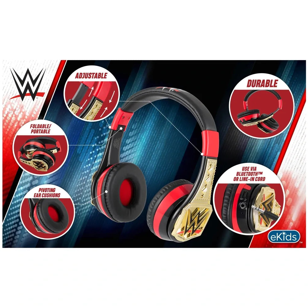 Kids' WWE Bluetooth Wireless Headphones