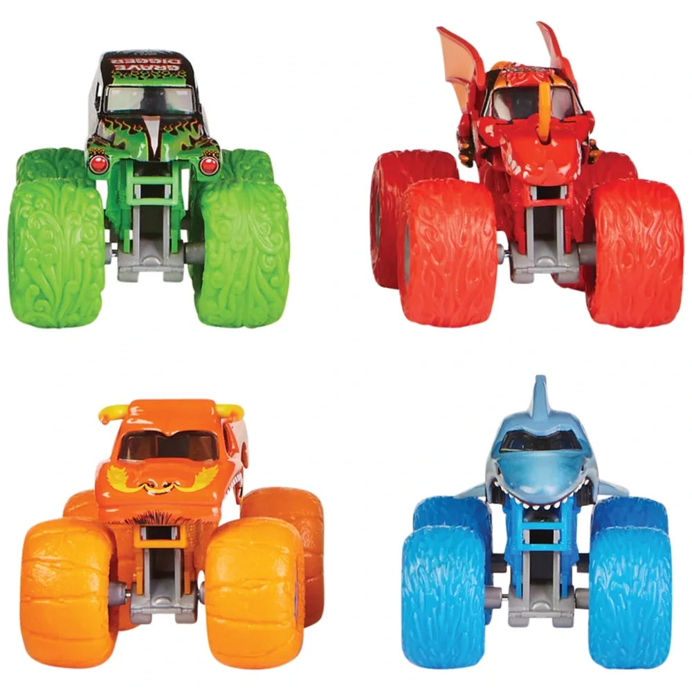 Monster Jam Tough Threads 1:64 Die-Cast Monster Trucks 4 Pack