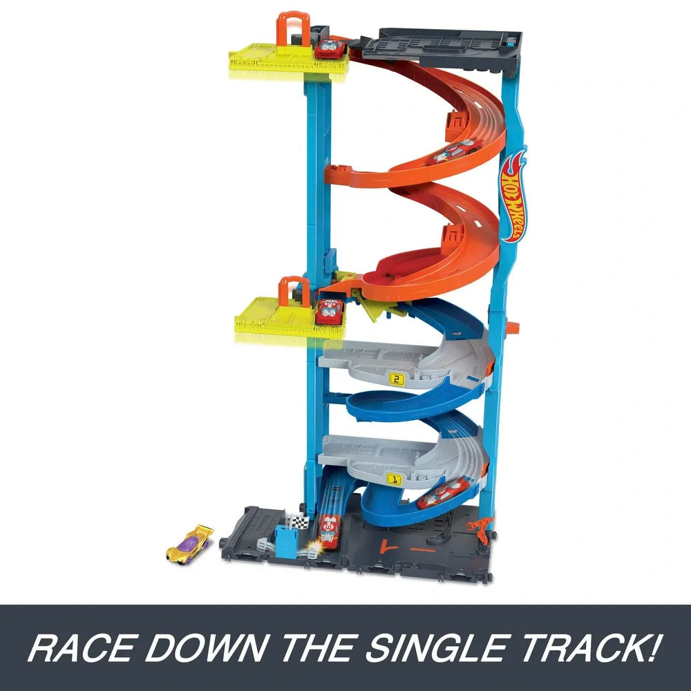 Hot Wheels City Transforming Race Tower Playset
