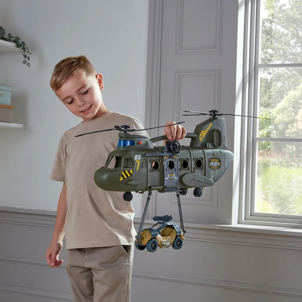 Soldier Force Playset: Military Vehicles with Lights & Sound Effects