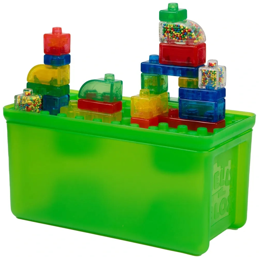 Jelly Blox Squishy Building Blocks 2-in-1 Storage Box