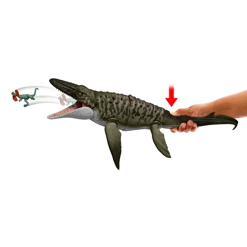 Jurassic World Mosasaurus Action Figure – Rebirth Bite 'N Blast
