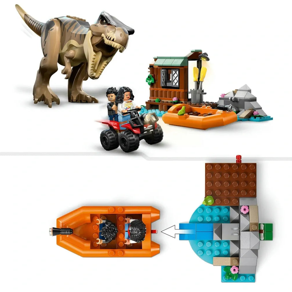 LEGO Jurassic World 76975 T. Rex River Escape Adventure Set