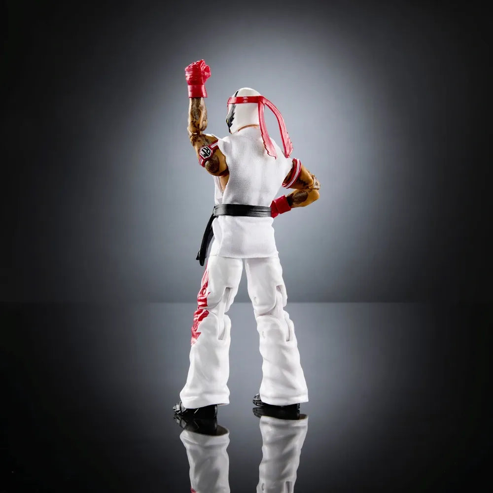 WWE Elite X Street Fighter Rey Mysterio as Ryu Action Figure