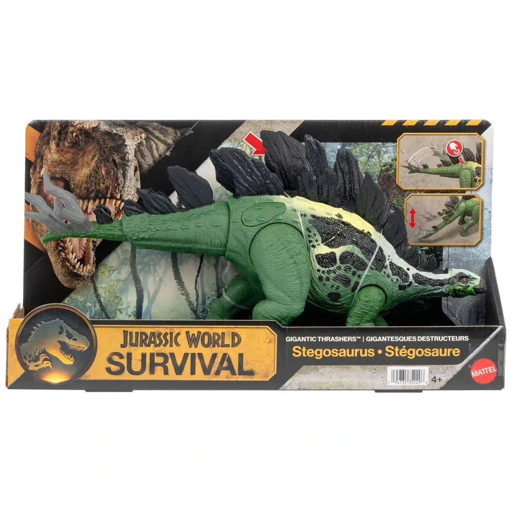 Stegosaurus Gigantic Thrasher – Jurassic World Survival Dinosaur Action Toy