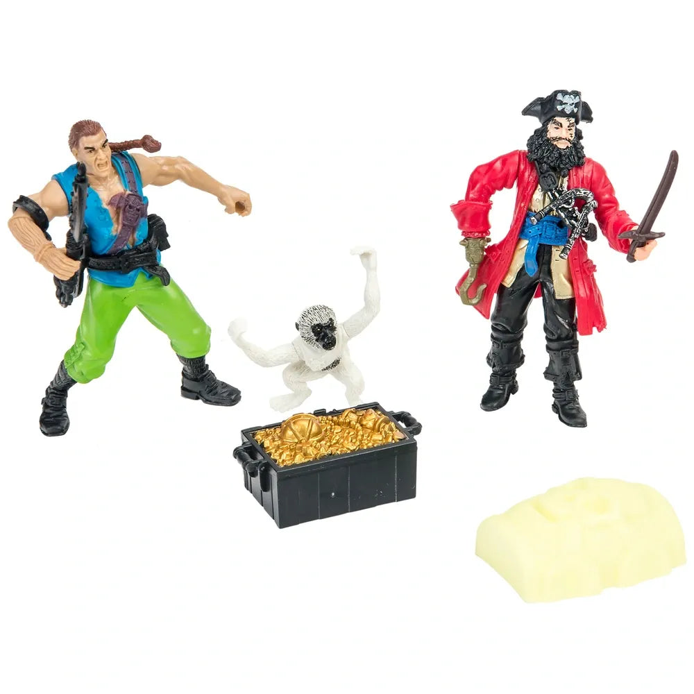 Pirate Captain Deluxe Playset: Pirate Ship with Action Figures