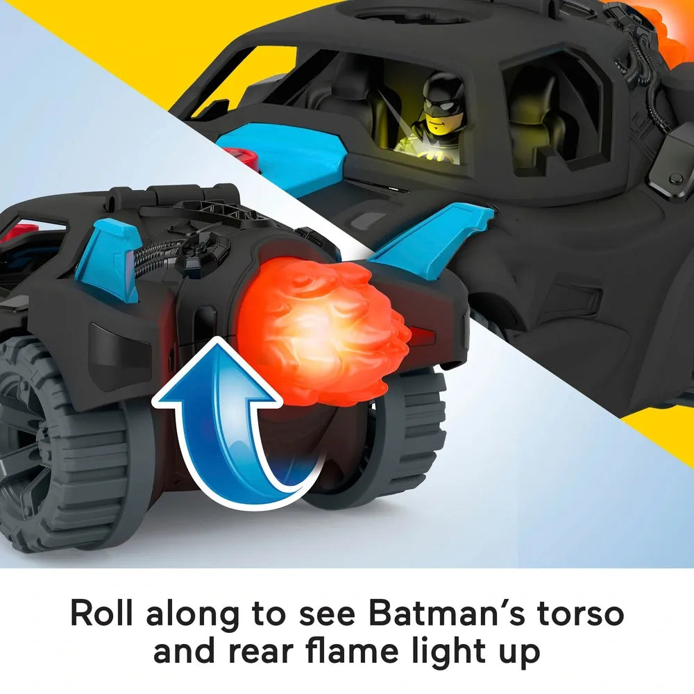 Fisher-Price Imaginext DC Super Friends Batmobile with Batman Figure & Lights