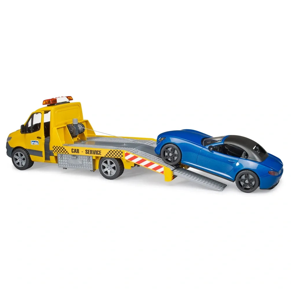 Bruder Mercedes-Benz Sprinter Car Transporter with Roadster Toy