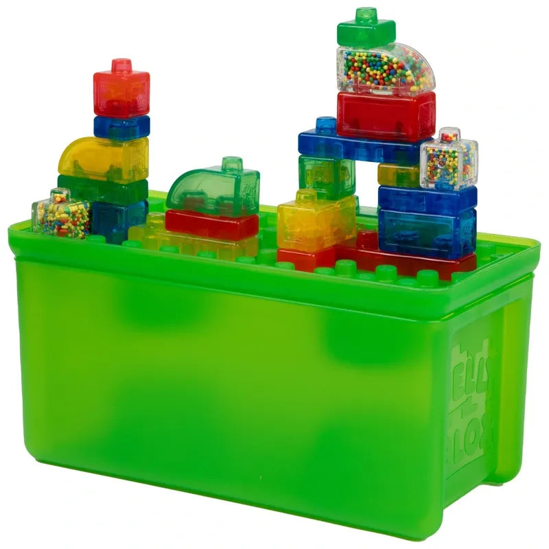 Jelly Blox Squishy Building Blocks 2-in-1 Storage Box