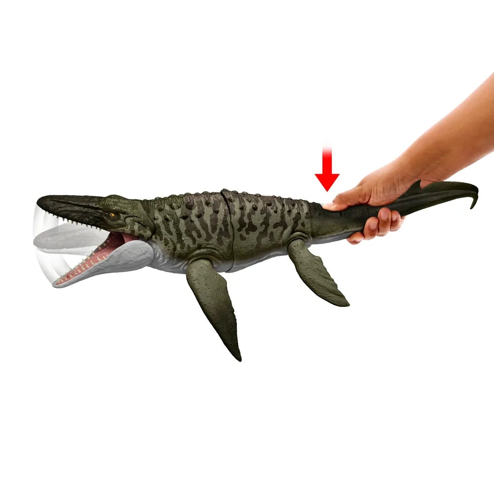 Jurassic World Mosasaurus Action Figure – Rebirth Bite 'N Blast