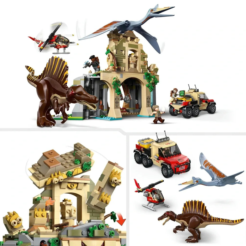 Jurassic World LEGO 76976 Spinosaurus & Quetzalcoatlus Air Mission Set