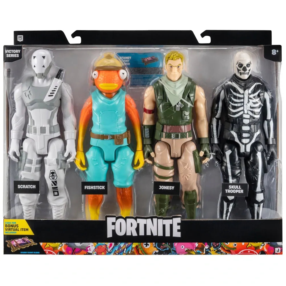 30 cm Fortnite Victory Series Figures – 4-Pack Collectible Action Toys