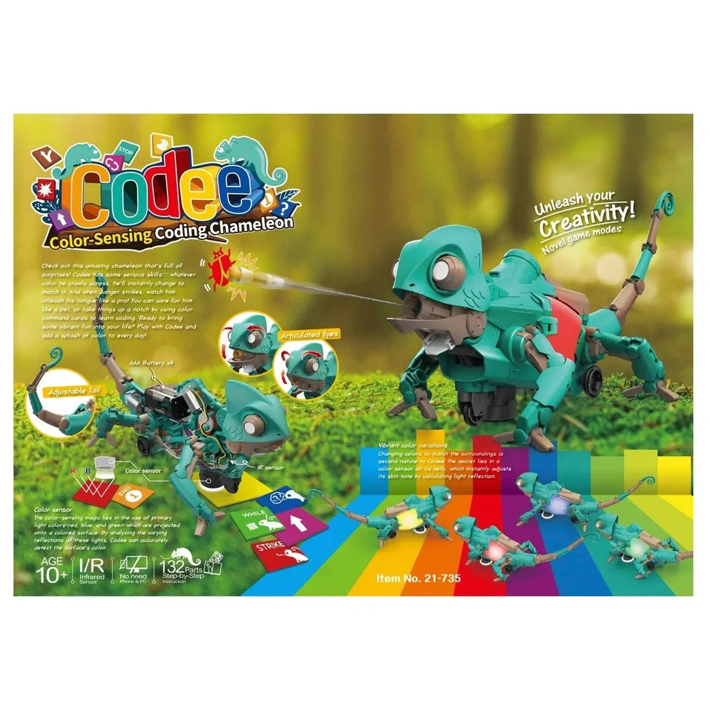 Codee Interactive Toy: Colour-Sensing Coding Chameleon for Kids