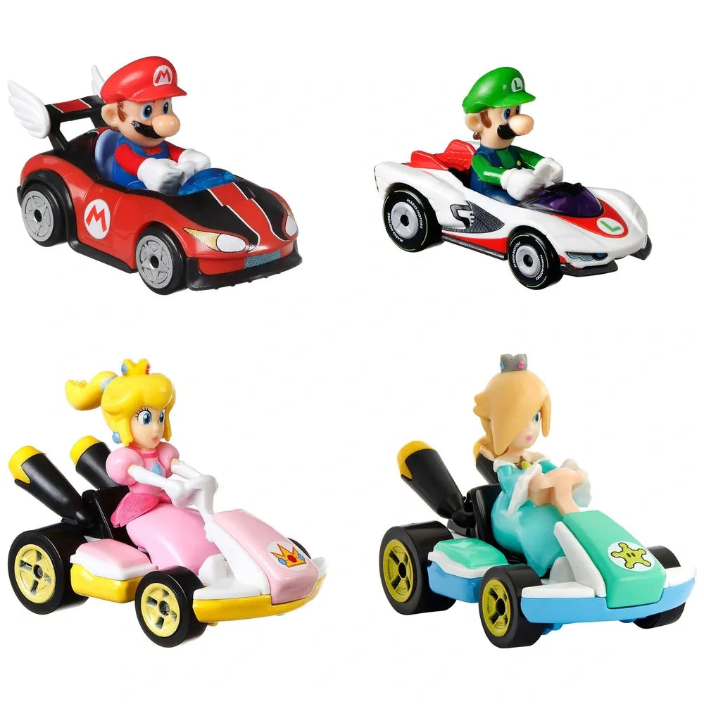 Hot Wheels Mario Kart Die-Cast Cars 4-Pack Assortment