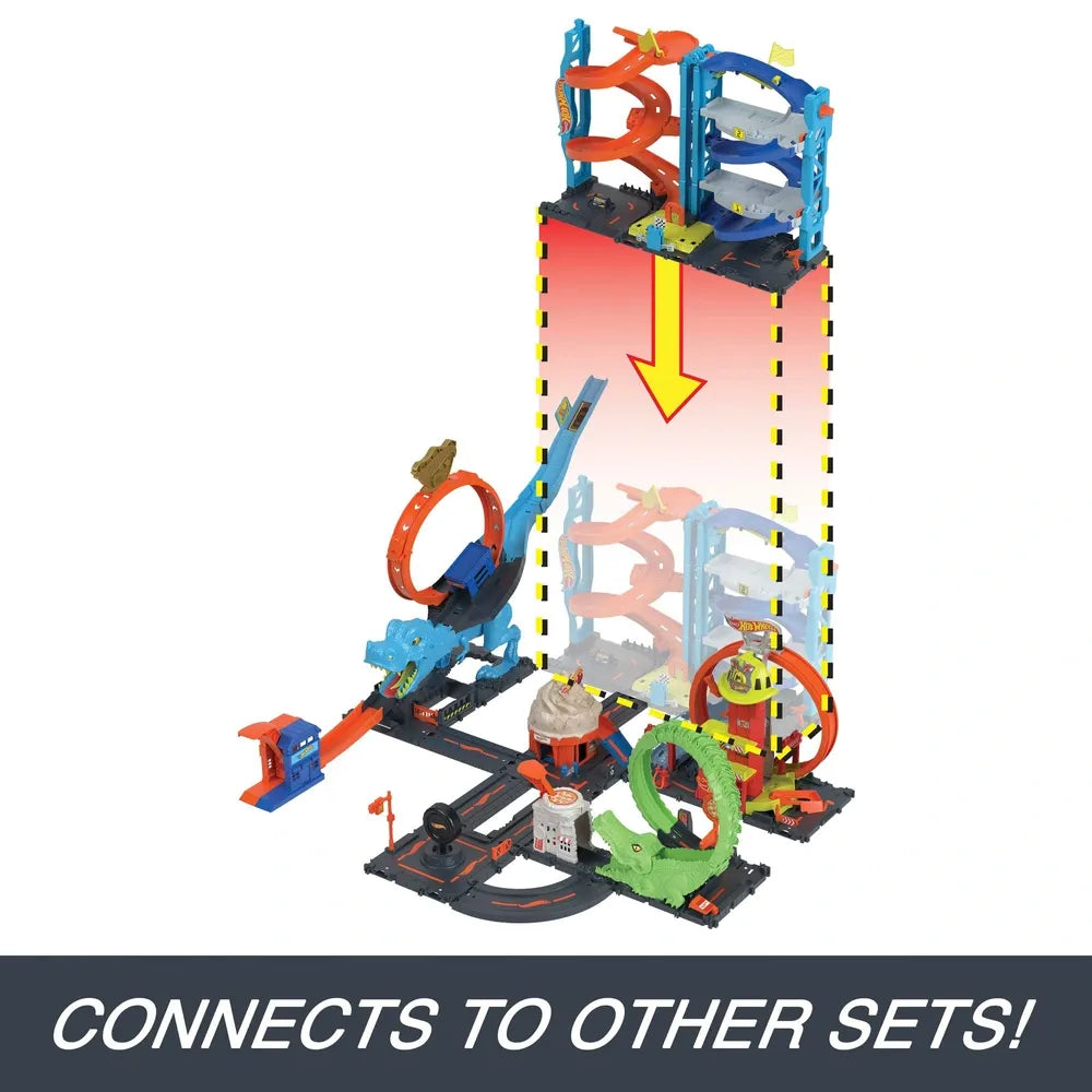 Hot Wheels City Transforming Race Tower Playset