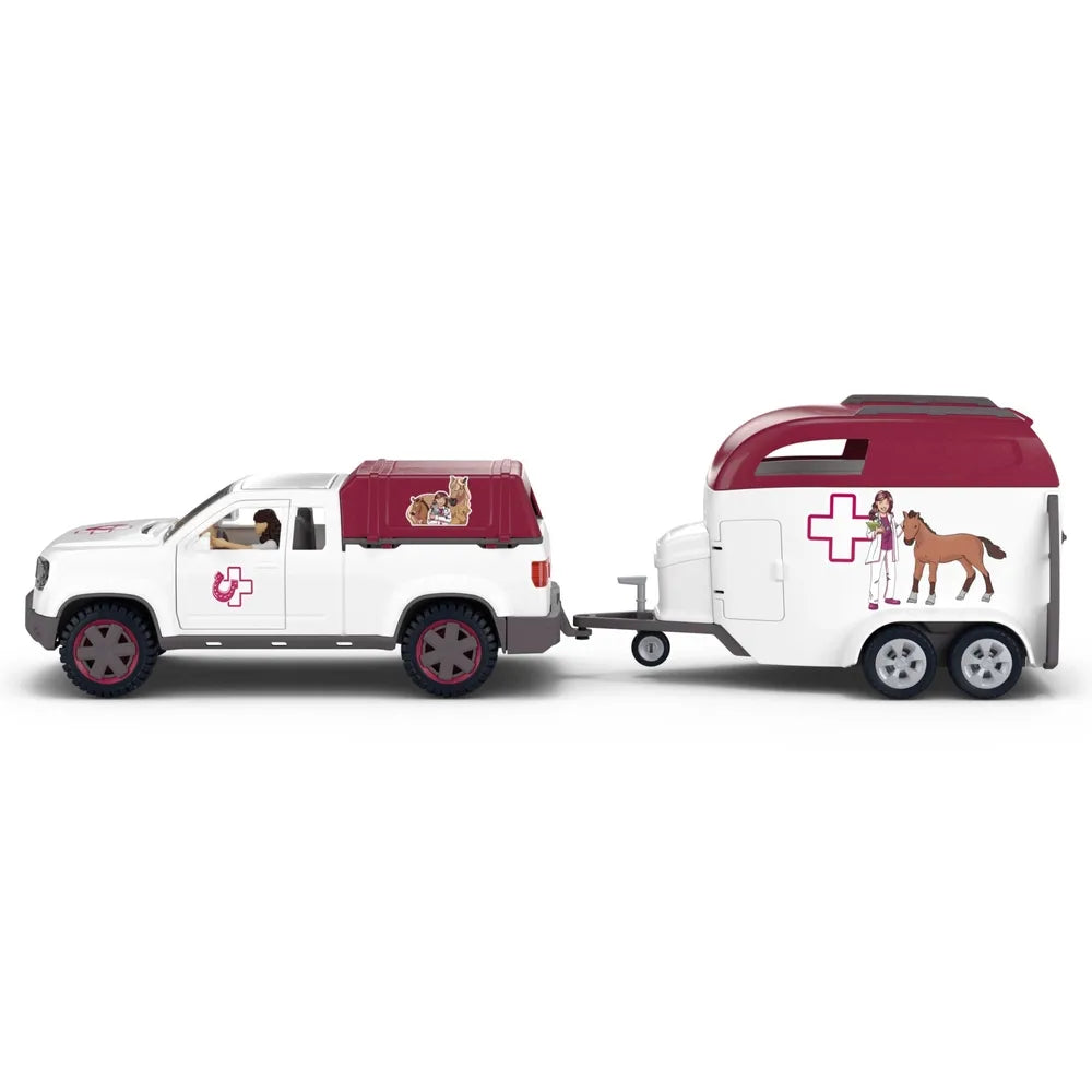 Schleich Horse Club Mobile Vet Playset with Trailer (42704)