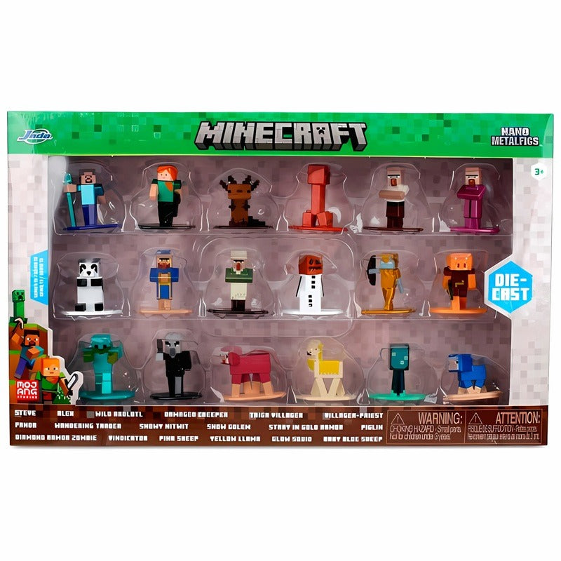 Minecraft Nano Metal Figures 18-Pack Wave 13