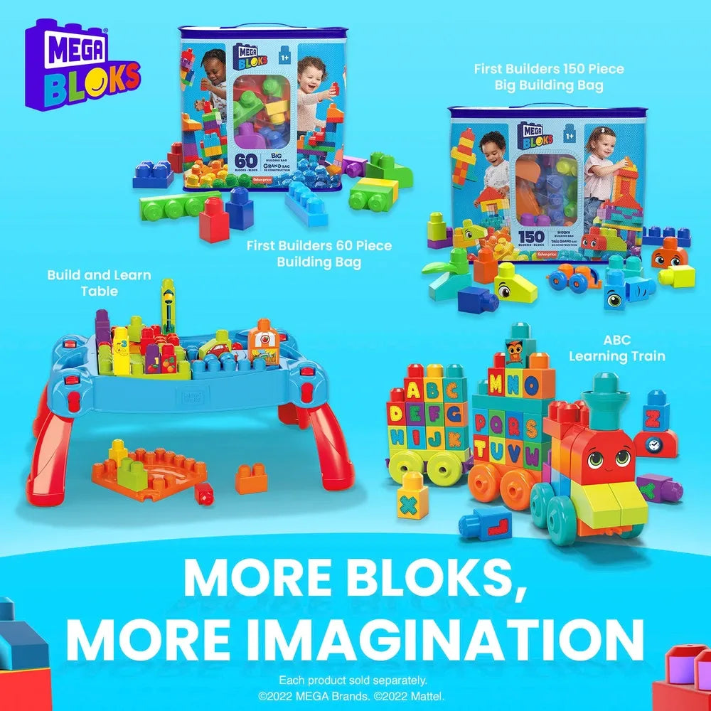 MEGA Bloks 150-Piece Bigger Building Bag Construction Set