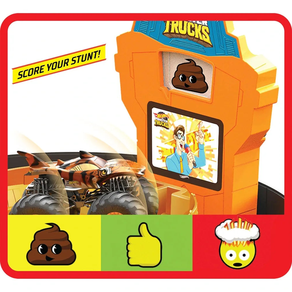 Hot Wheels Monster Trucks Stunt Tire Action Playset