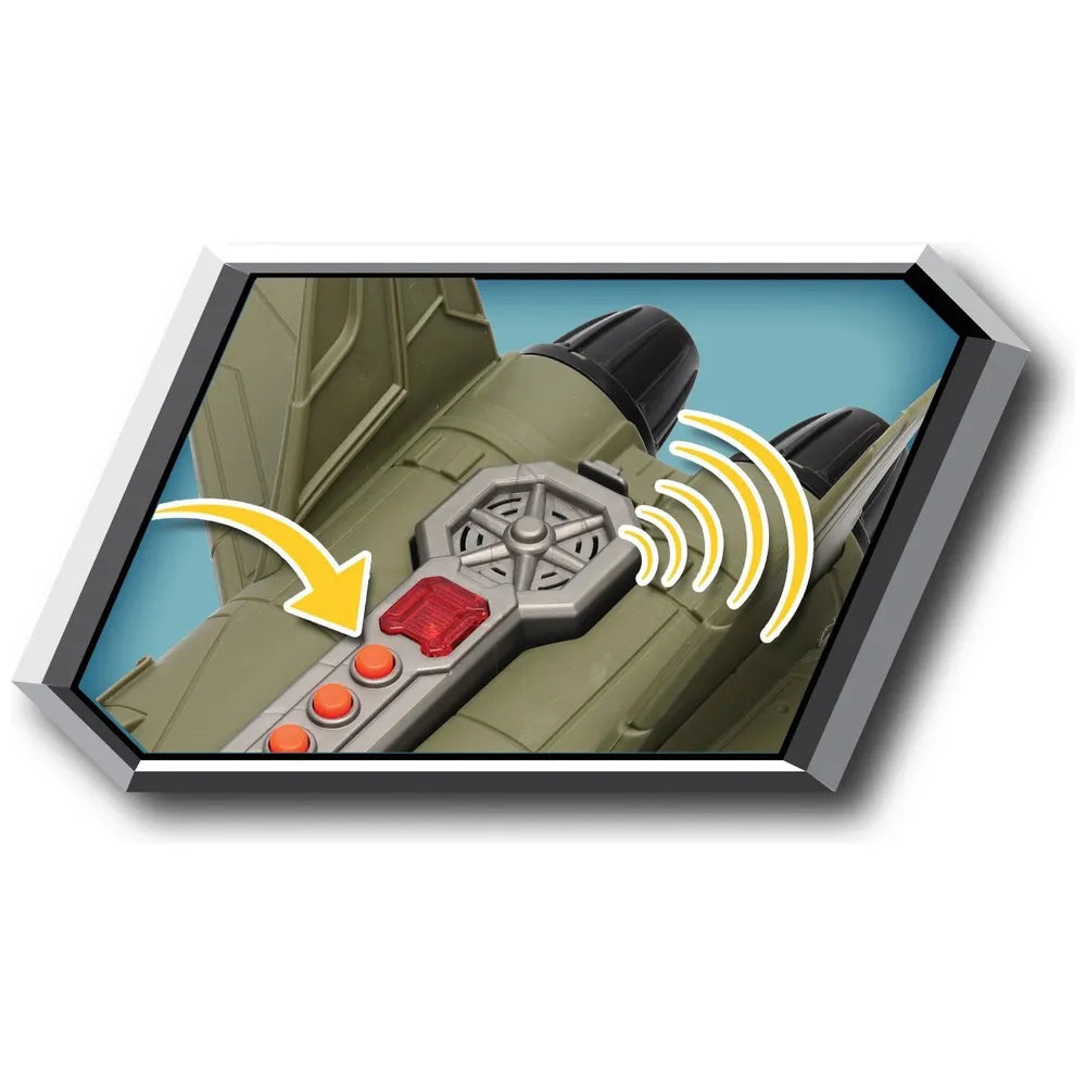 Soldier Force Stealth Battle Wing Jet Playset with Lights & Sounds