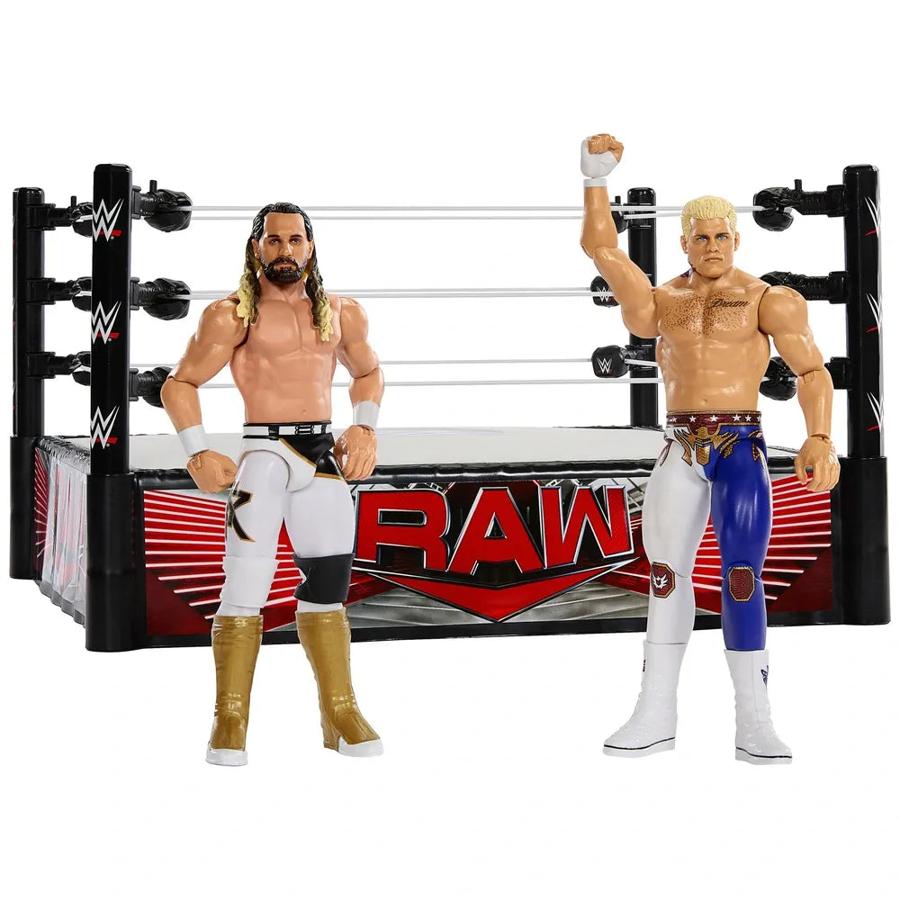Cody Rhodes & Seth Rollins WWE Wrekkin' Raw Brawl Playset