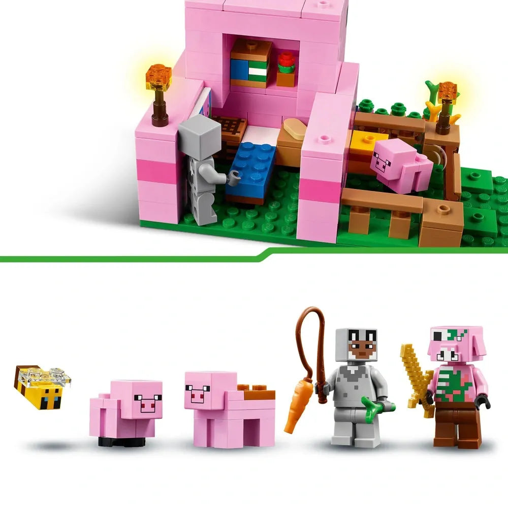 LEGO Minecraft 21268 Baby Pig House Playset