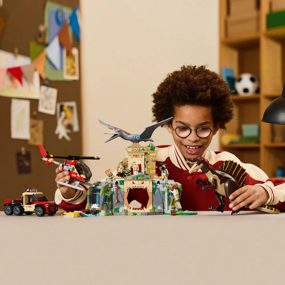 Jurassic World LEGO 76976 Spinosaurus & Quetzalcoatlus Air Mission Set