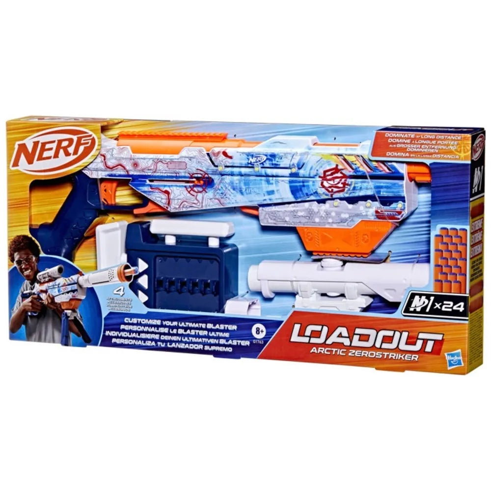 Nerf Loadout Arctic Zerostriker Foam Dart Blaster