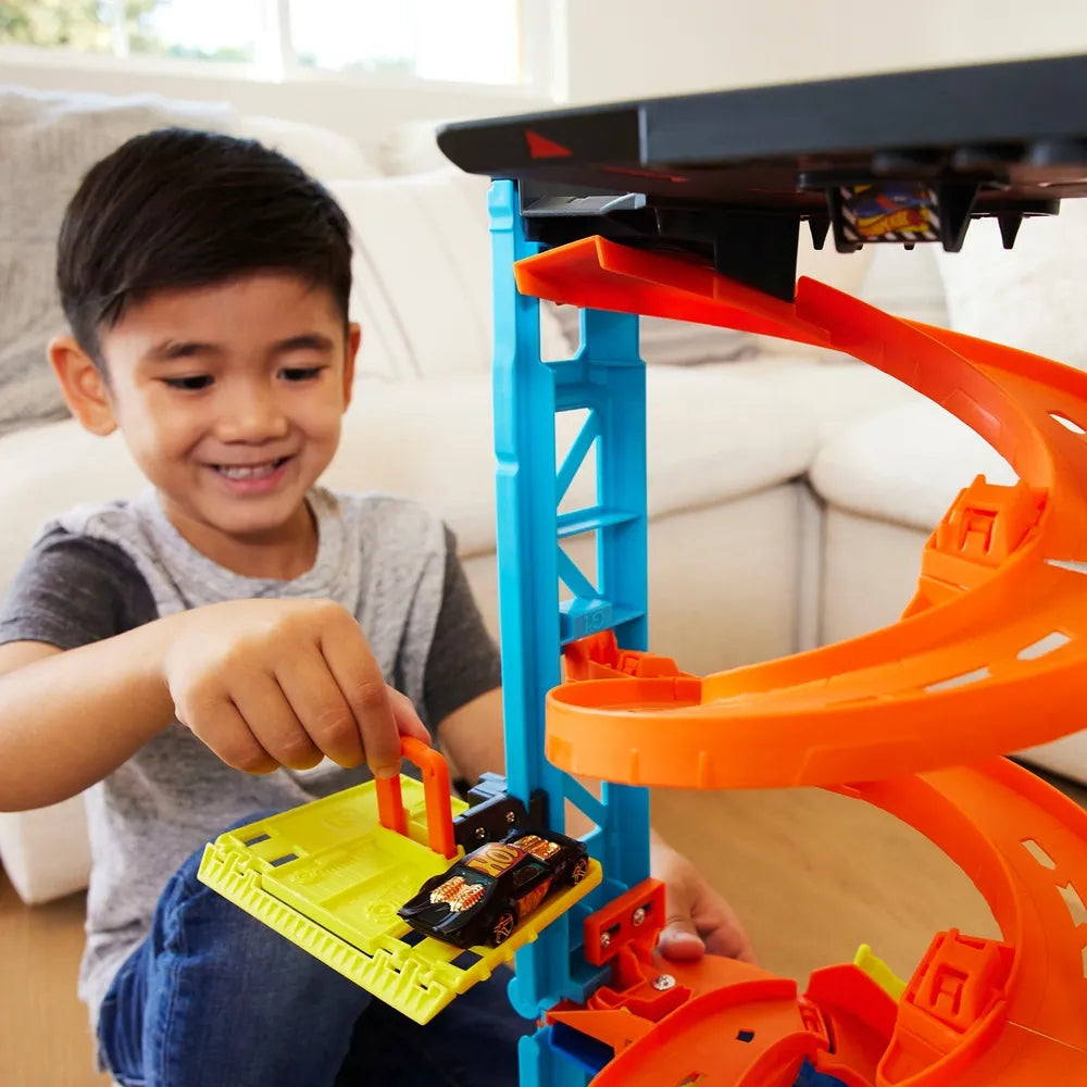 Hot Wheels City Transforming Race Tower Playset