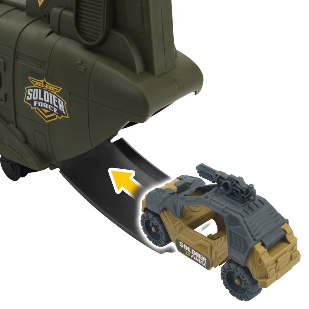 Soldier Force Playset: Military Vehicles with Lights & Sound Effects
