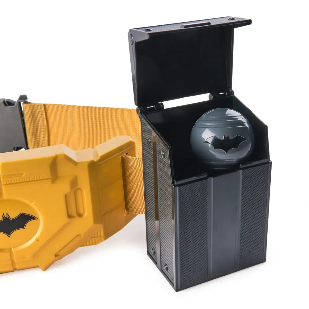 DC Batman Costume Accessories Mask & Utility Belt Gear-Up Set for Kids