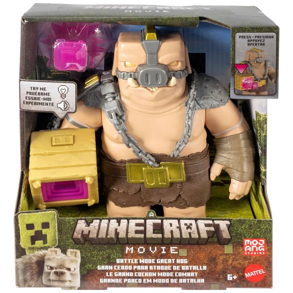 Minecraft Movie Battle Mode Great Hog Action Figure