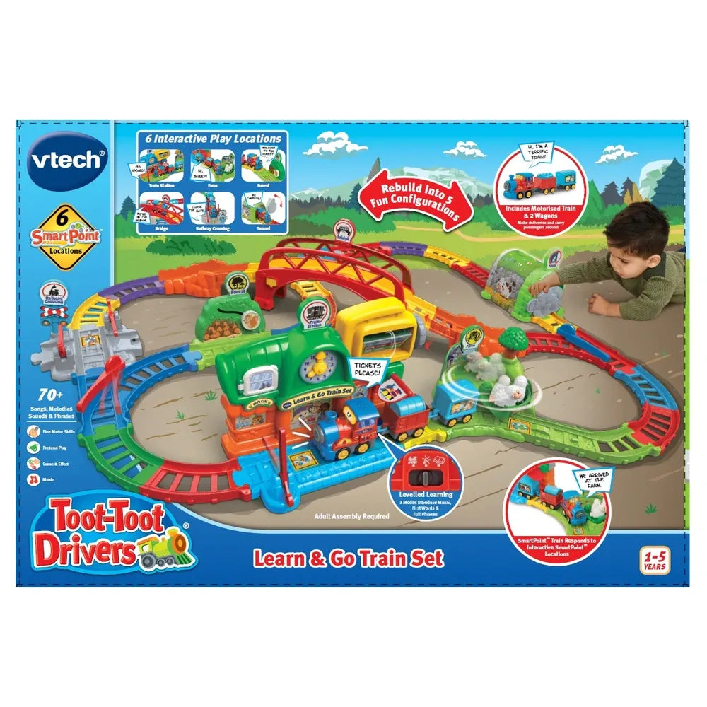 VTech Learn & Go Toot-Toot Drivers Train Playset