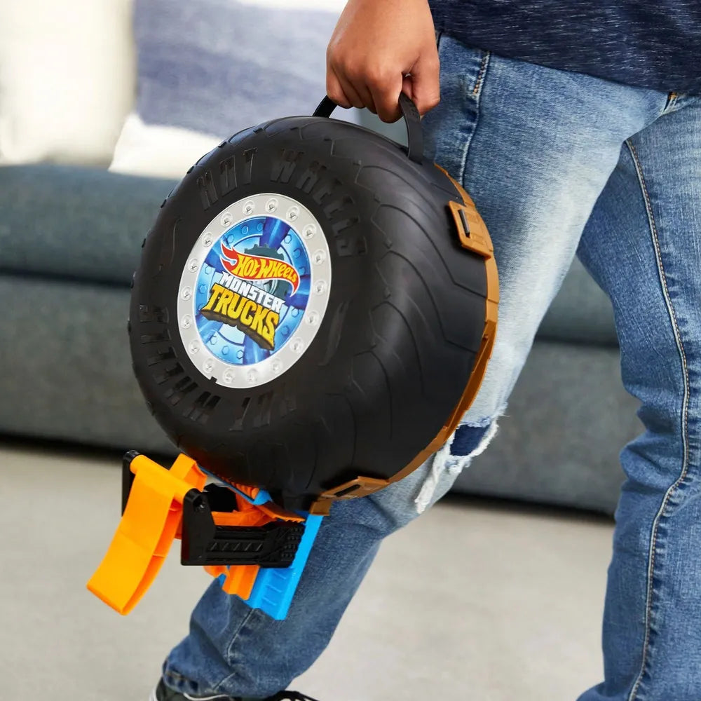 Hot Wheels Monster Trucks Stunt Tire Action Playset