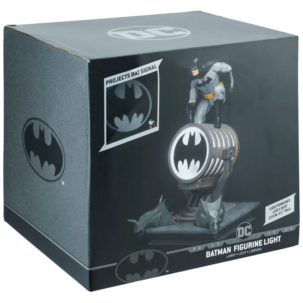 Batman Figurine Lamp Collectible LED Night Light for Kids and Fans