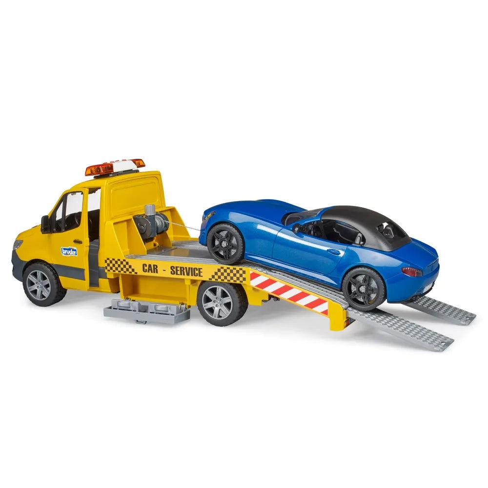 Bruder Mercedes-Benz Sprinter Car Transporter with Roadster Toy