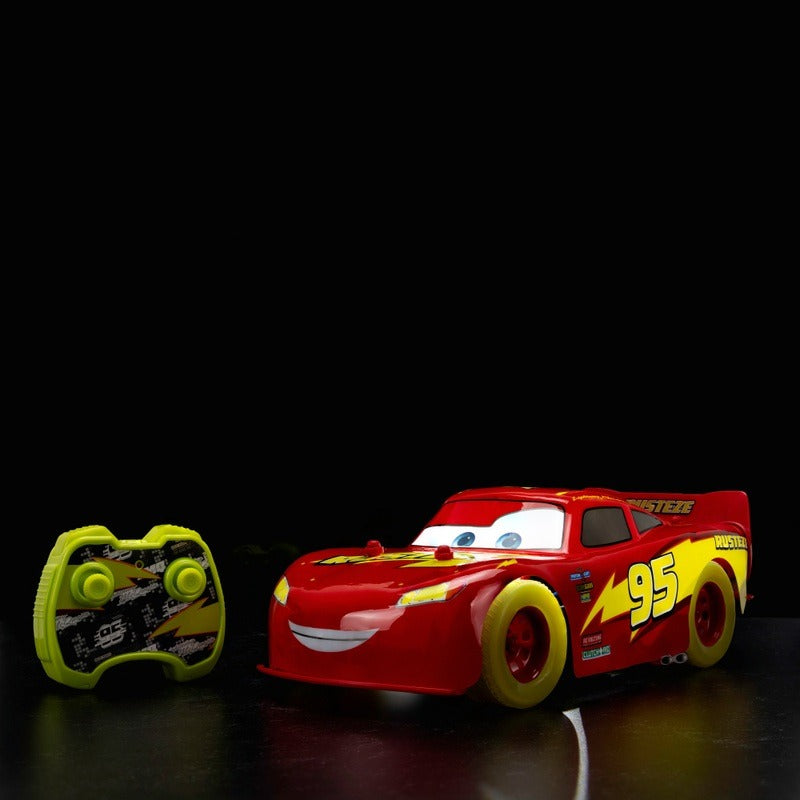 Disney Cars Glow Racers 1:14 RC Lightning McQueen