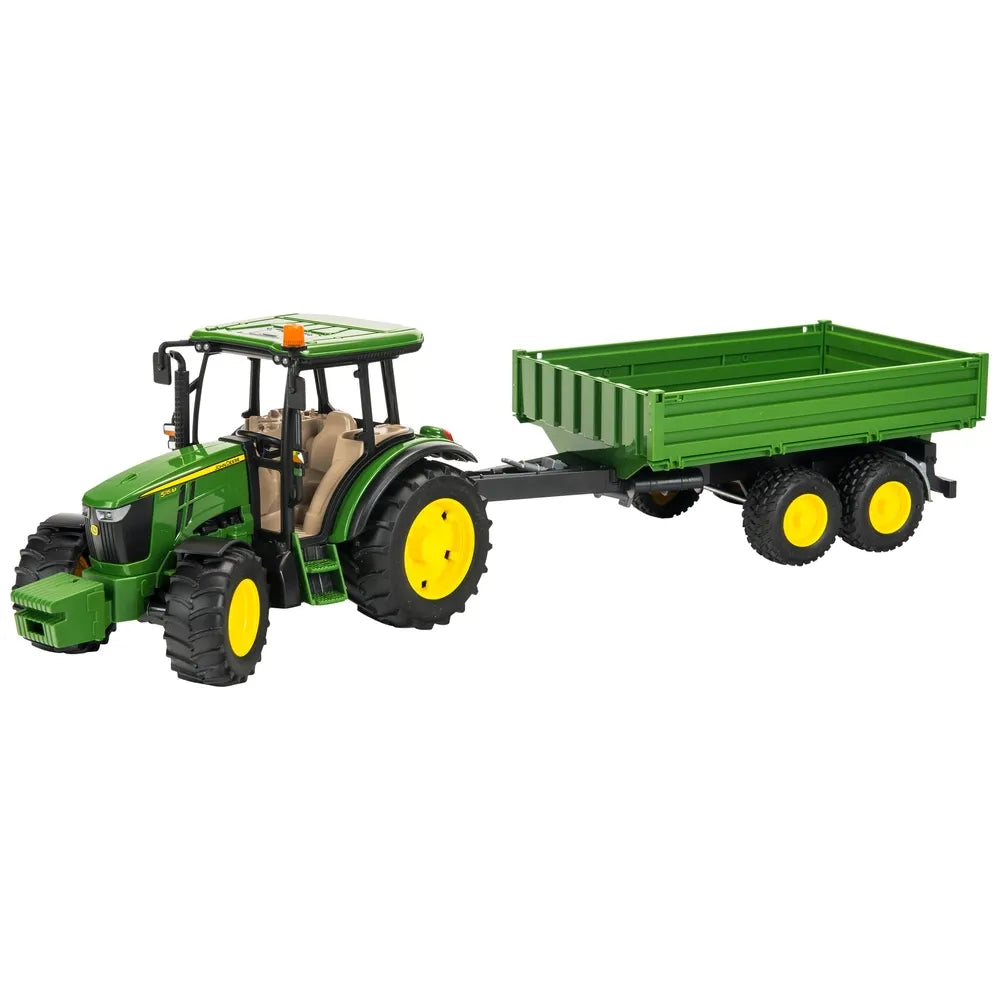 Bruder 1:16 John Deere 5115M Tractor with Tipping Trailer Toy