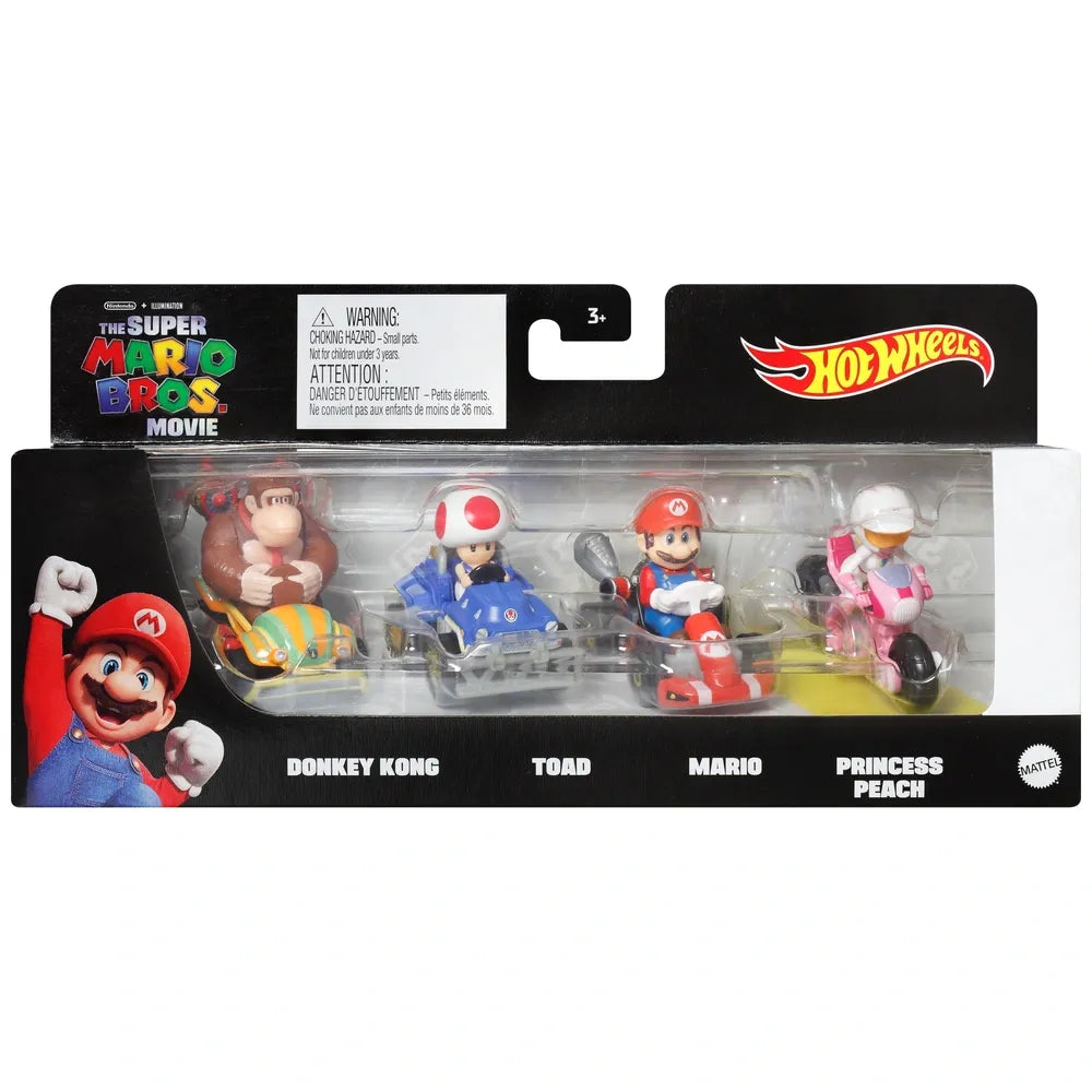 Hot Wheels Mario Kart Die-Cast Cars 4-Pack Assortment