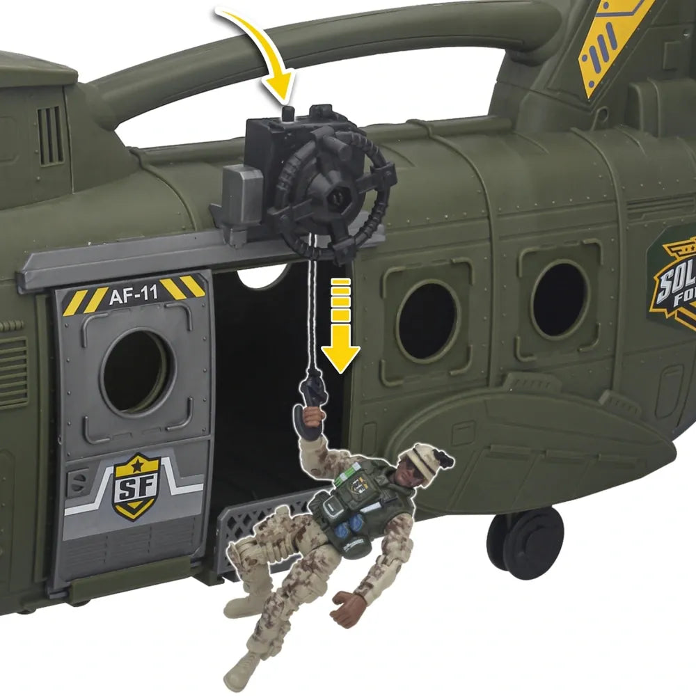 Soldier Force Playset: Military Vehicles with Lights & Sound Effects