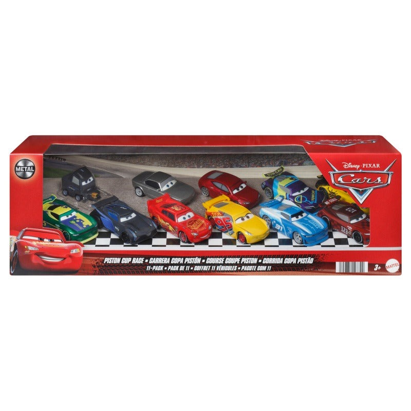 Disney Cars 1:55 Piston Cup Die-Cast Cars 11-Pack – Racing Collectible Set