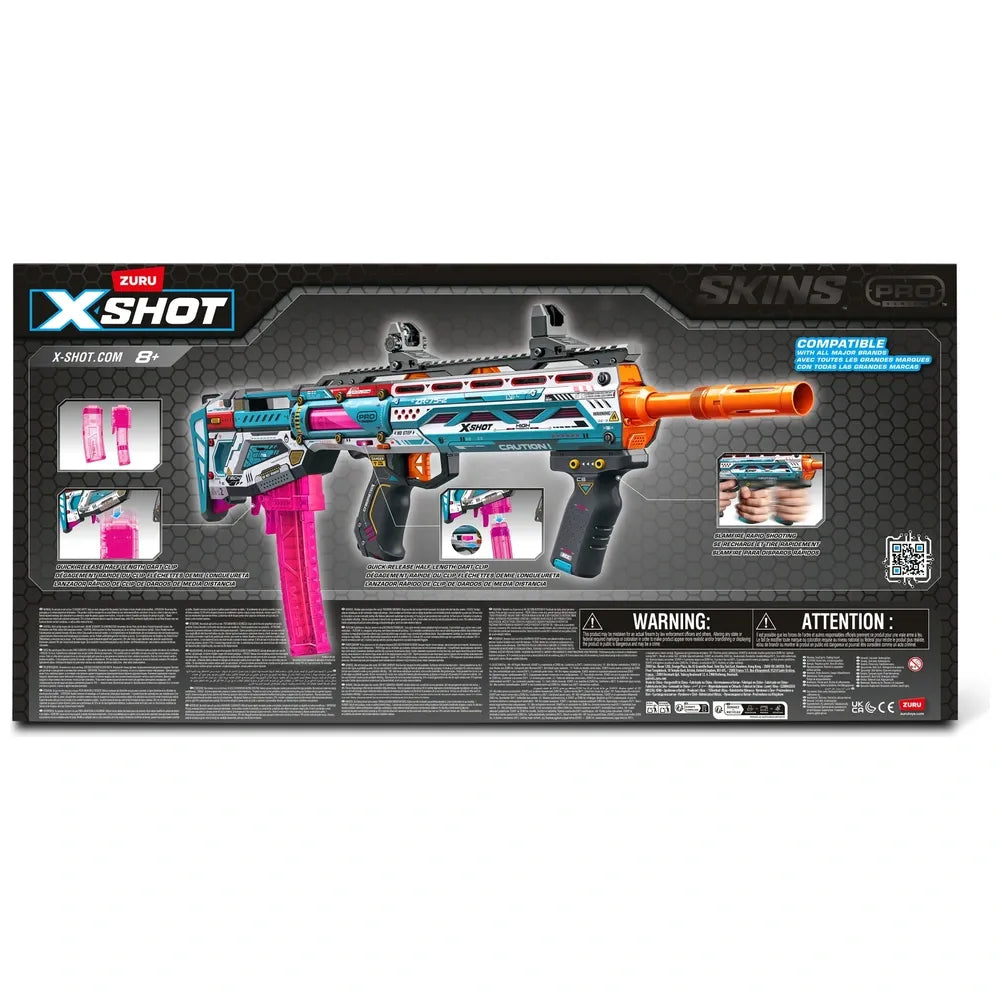 XShot Skins Pro Performance Long Shot Blaster with 40 Darts by ZURU