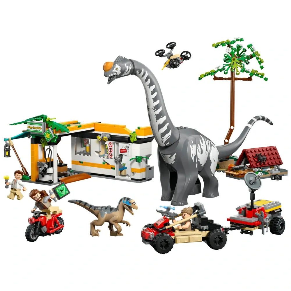 LEGO 76973 Jurassic World Set – Raptor and Titanosaurus Adventure Playset