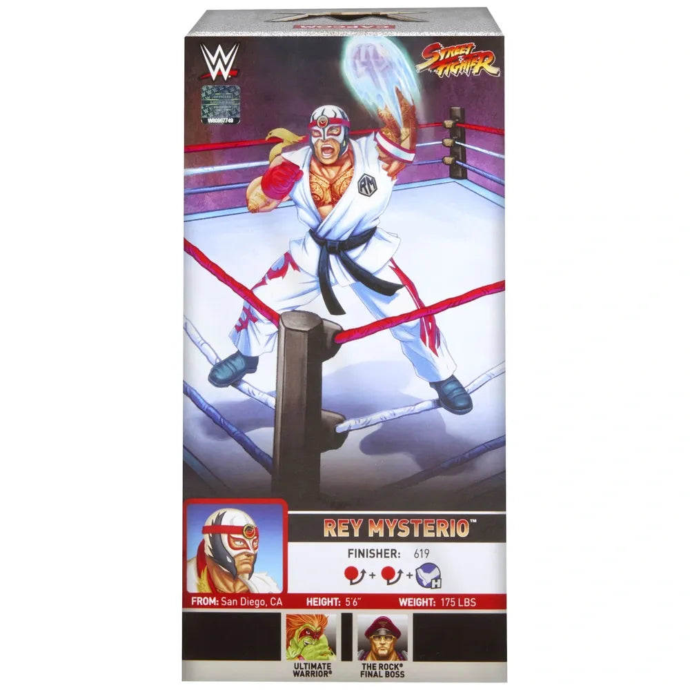 WWE Elite X Street Fighter Rey Mysterio as Ryu Action Figure